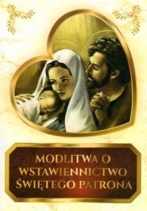 WYPRZEDAŻ! SKŁADANKA Modlitwa o wstawiennictwo świętego patrona