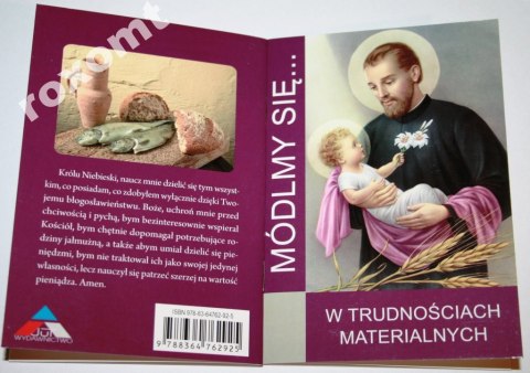 MÓDLMY SIĘ w trudnościach materialnych finansowych